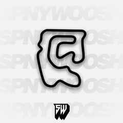 Bresse Circuit Kart Track Track Decal