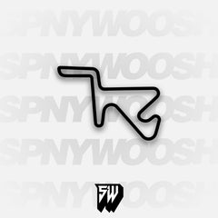 Buttonwillow Raceway Park _The Circuit_ Track Decal