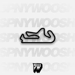 Algarve International Moto GP Circuit with Chicane Track Decal