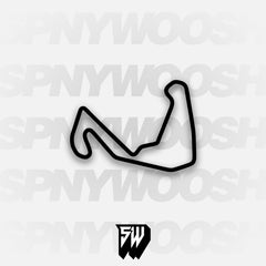 Carolina Motorsports Park Full Course Track Decal