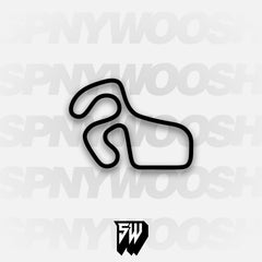 Charlotte Motor Speedway Infield Course Track Decal