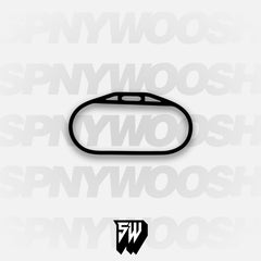 Charlotte Motor Speedway Oval Track Decal
