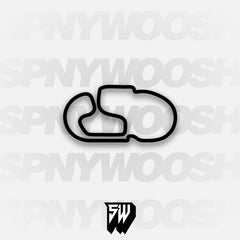 Charlotte Motor Speedway Roval Course Track Decal