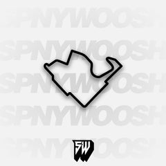 Dallas Grand Prix 1984 Track Decal