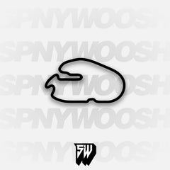Daytona Int'l Speedway Moto Course Track Decal