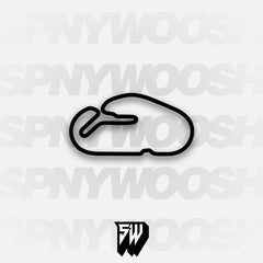 Daytona Int'l Speedway Road Course Track Decal