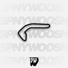 Daytona School Course Track Decal