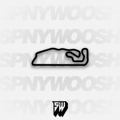 Dominion Raceway Road Course Track Decal