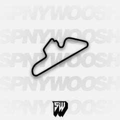 Dubai Autodrome Club Course Track Decal
