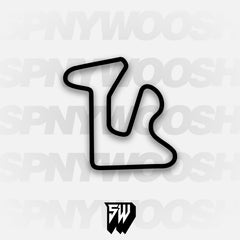 GingerMan Raceway Original Course Track Decal