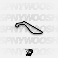 Highlands Motorsports Park C Track Decal