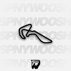 Highlands Motorsports Park E Track Decal