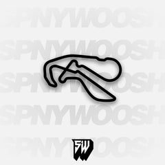Highlands Motorsports Park GT Circuit Track Decal
