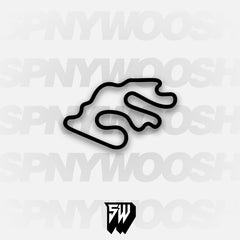 Highlands Motorsports Park Kart Track Track Decal