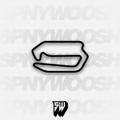 Homestead Miami Speedway Road Course Track Decal
