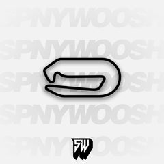 Homestead Miami Speedway Roval Course Track Decal