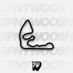 Inde Motorsports Ranch Configuration 3 Track Decal