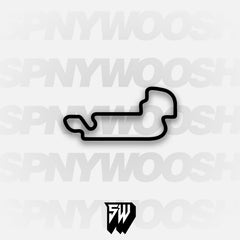 Indianapolis Motor Speedway Alternate Road Course Circuit Track Decal