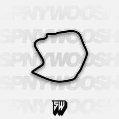Laguna Seca 1987 Track Decal