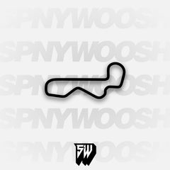 Las Vegas Motor Speedway Infield Course Track Decal