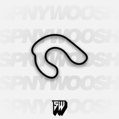 Las Vegas Motor Speedway Old North Course Track Decal