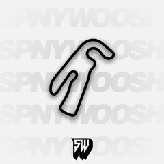 Las Vegas Motor Speedway Old Outfield Course Track Decal