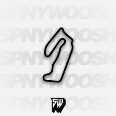 Las Vegas Motor Speedway South Course Track Decal