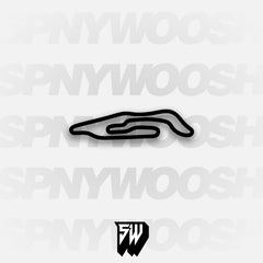 Maison Blanche Circuit at Le Mans Track Decal