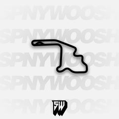 Mid-Ohio Main Combo Course Track Decal