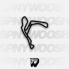 Atlanta Motorsports Park Kart Track Track Decal