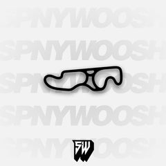 Monticello Motor Club Kart Course Track Decal