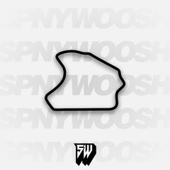 Morgan Park Raceway D Course Track Decal