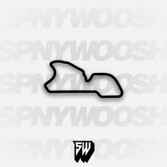 Morgan Park Raceway I Course Track Decal