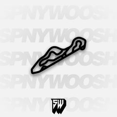 National Corvette Museum Motorsports Park Combo Track Decal