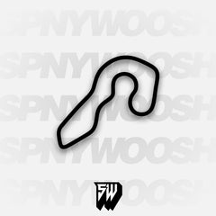 National Corvette Museum Motorsports Park East Track Decal