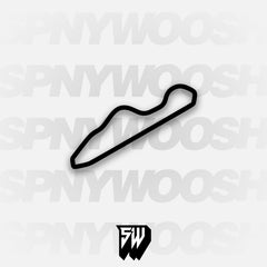 National Corvette Museum Motorsports Park Race Loop Course Track Decal