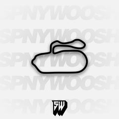 New Hampshire Motor Speedway Roval Course Track Decal