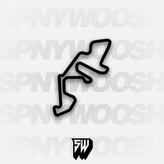 Autobahn Country Club Full Circuit Track Decal