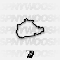 Nurburgring Nordschleife Northern Loop Track Decal