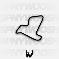 Autobahn Country Club North Circuit Track Decal