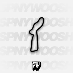 Oregon Raceway Park South Course Track Decal