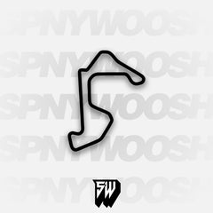 Autobahn Country Club South Circuit Track Decal