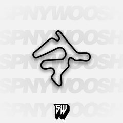 Pineview Run M4 Course Track Decal