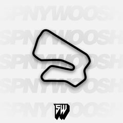 Pocono Int'l Raceway East Option 1 Course Track Decal