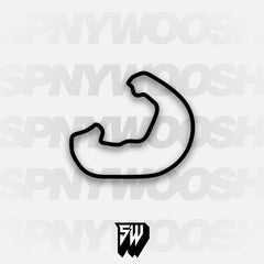 Pocono Int'l Raceway South Option 1 Course Track Decal