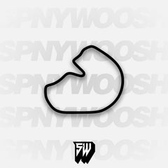 Pocono Int'l Raceway South Option 2 Course Track Decal