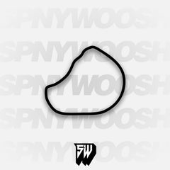 Pocono Int'l Raceway South Option 3 Course Track Decal