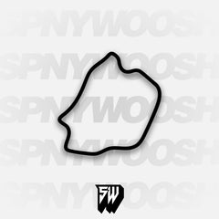 Pocono Int'l Raceway South Option 4 Course Track Decal