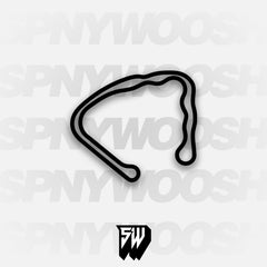Porsche Experience Center (LA) Handling Circuit Track Decal