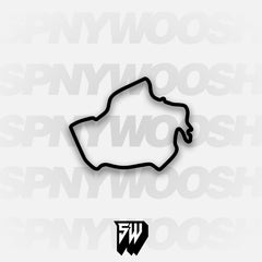 Potrero de los Funes Circuit Track Decal